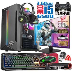 Katudo I5 6500 Turbo:3.60ghz 8gb Ram 256gb Ssd 250gb Hdd R7 240 4gb E.kartı 19 Monitör Gaming Set