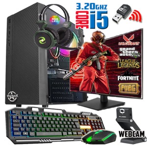 Neon I5 750 Turbo:3.20ghz 8gb Ram 128gb Ssd 250gb Hdd R7 240 4gb E.kartı 19 Monitör Gaming Set