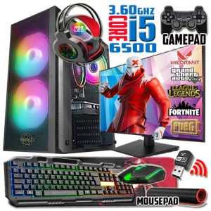 Kayoki I5 6500 Turbo:3.60ghz 16gb Ram 256gb Ssd R7 240 4gb E.kartı 21.5 Monitör Gaming Set