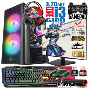 Venüz I3 6100 Turbo:3.70ghz 8gb Ram 256gb Ssd 250gb Hdd R7 240 4gb E.kartı 21.5 Monitör Gaming Set